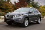 2013 Lexus RX350 in Nebula Gray Pearl - Driving Front Left Three-quarter View